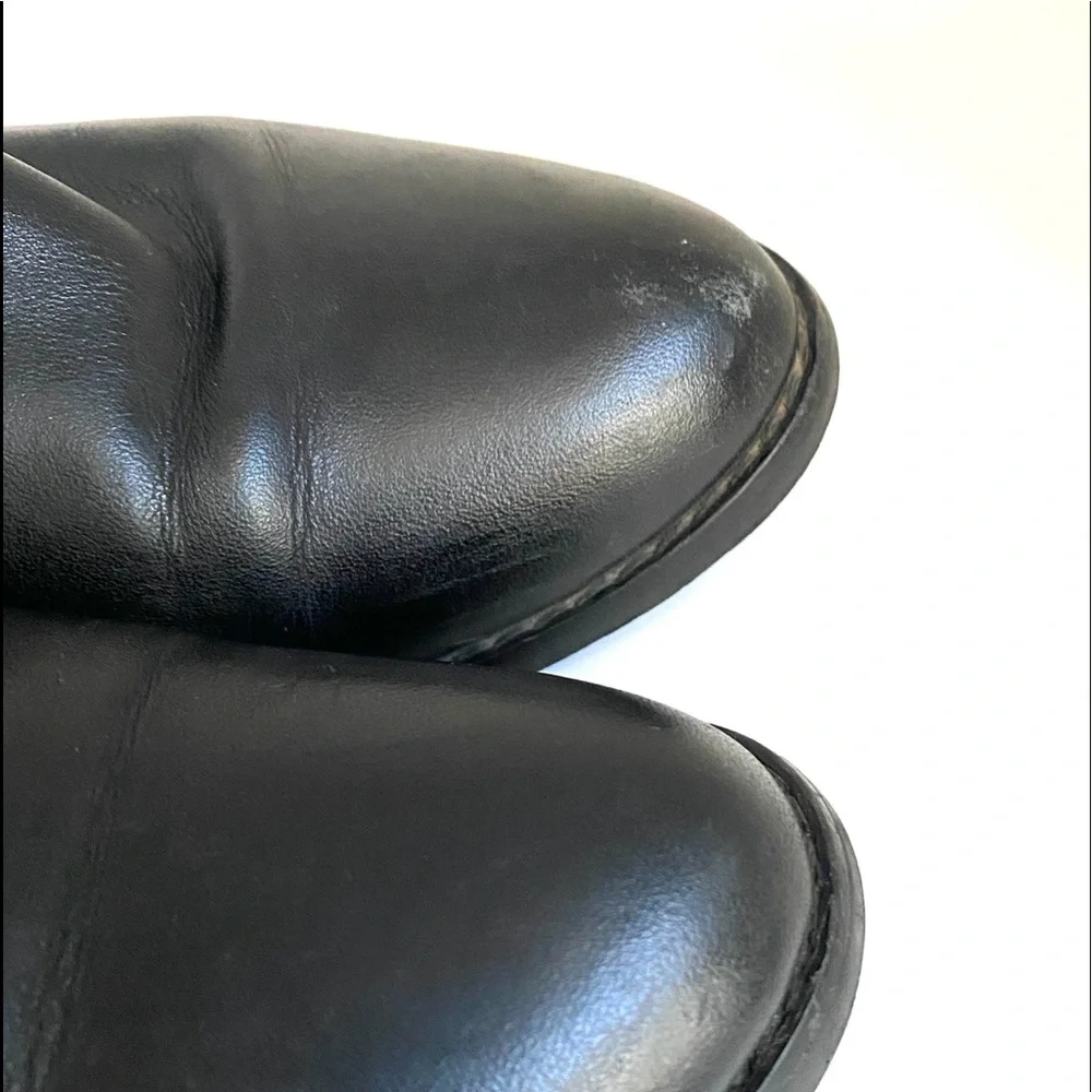 🌸 SALE 🌸 ELCHE Woman’s Leather Boot Black Size EUR 39, US 9 - Picture 6 of 11